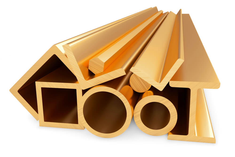 Brass Profiles- Extrusions, Tees, Channels, and more.