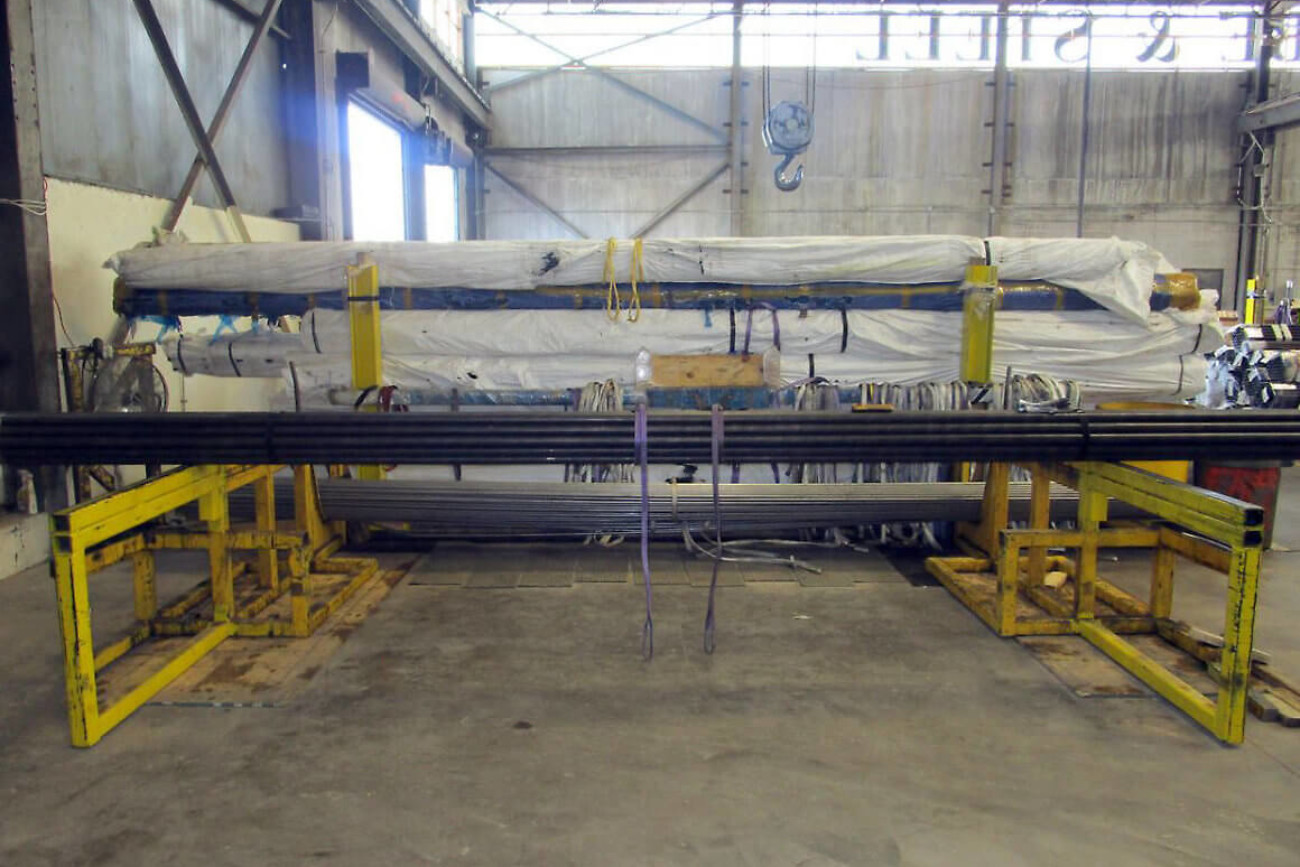 dom tubing prepared for delivery